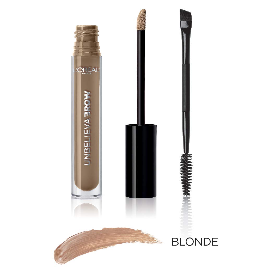 L'Oreal Paris Unbelieva-Brow Longwear Waterproof Tinted Brow Gel, Smudge-resistant, Transfer- Proof, Quick Drying, Easy and quick application