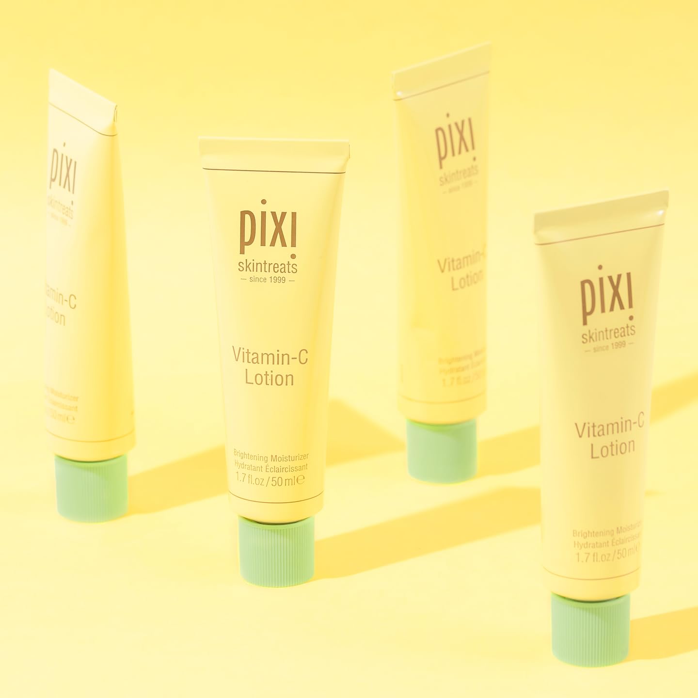 Pixi Beauty Vitamin-C Lotion 50ml | Brighten And Improve Skin Tone | Daily Moisturizer With Orange, Grapefruit, and Olive Oil | Rich Hydration | 1.7 Beauty & Personal Care Pixi