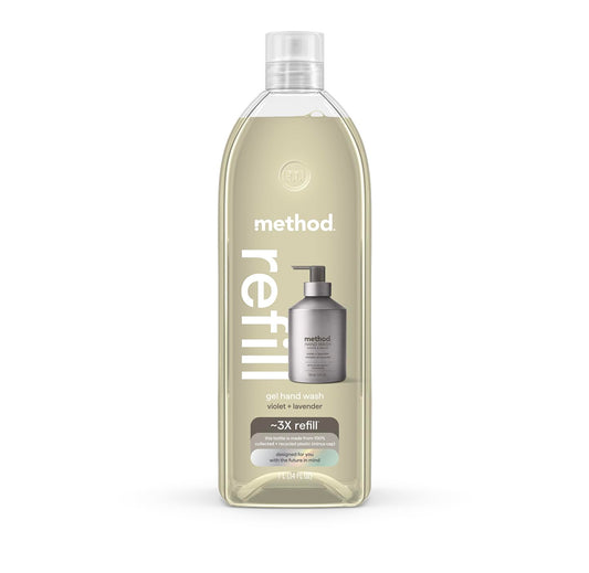 Method Premium Gel Hand Wash Refill, Violet + Lavender, 34 Ounce, 1 pack, Packaging May Vary (Packaging May Vary) Beauty & Personal Care Method