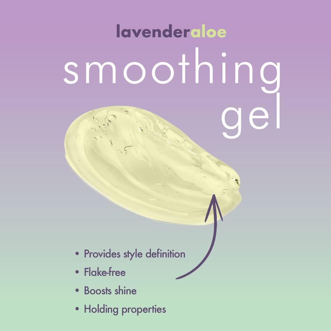 EDEN BodyWorks Lavender Aloe Smoothing Hair Gel (8 oz) - Enhances Curly or Natural Hair Look - Smooth Frizz & Tame Flyaways Beauty & Personal Care EDEN BodyWorks