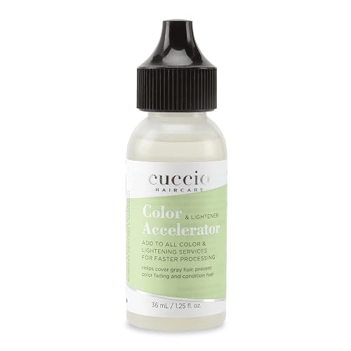 Cuccio Haircare Color And Lightener Accelerator - Cuts Process In Half - Provides Excellent Gray Coverage - Prevents Color Fading - Works With 10 Beauty & Personal Care Cuccio