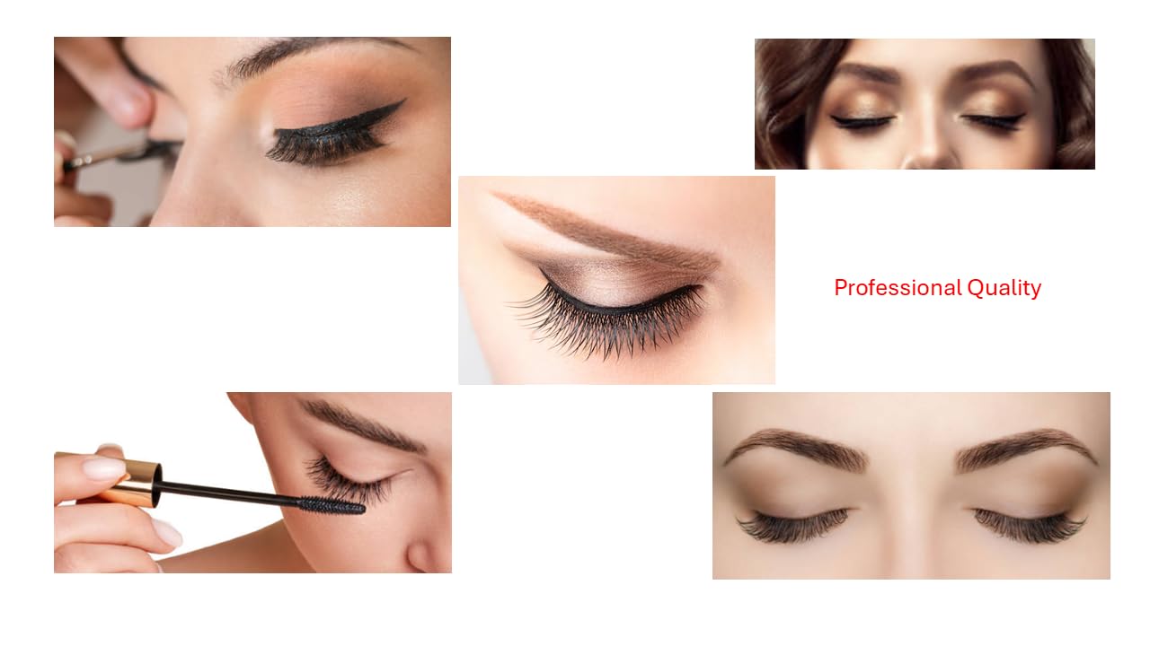 Red Cherry #DW False Eyelashes (Pack of 6 Pairs) Beauty & Personal Care Red Cherry
