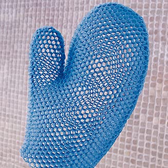 Supracor Spa Bath Mitt Body Exfoliator Face Scrub Sponge, Blue Beauty & Personal Care Supracor