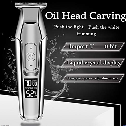 ZUIAI Professional Hair Clipper Beard Trimmer Men's Hair Trimmer LCD Digital Display Cordless Haircut Electric Beauty and Personal Care ZUIAI