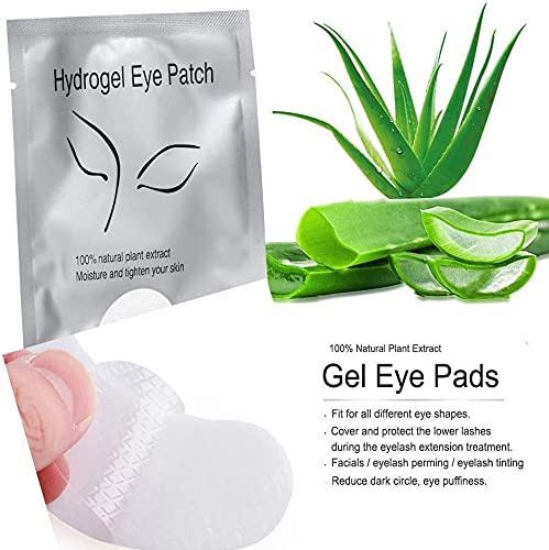 Chargenyang Eyelash Extension Gel Patches Kit Under Eye Gel Pads Eyelash Extension Pads Lint Free False Eyelash Lash Extension Makeup Eye Gel Patches Beauty & Personal Care Chargenyang