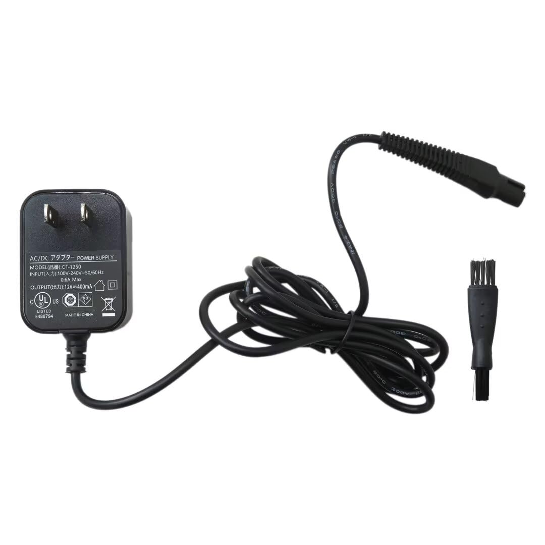 Shaver Charger 12V 400mA Replacement for B-raun Series 3:350 370 340 320 330 380 310 310s 3000BT 3010BT 340s-4 380s-4 3000s 3040s 3050cc 310-1 340s Beauty and Personal Care USonline911
