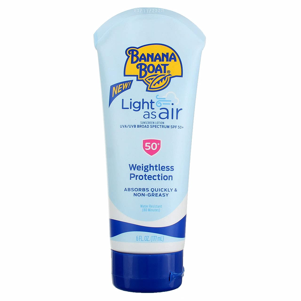 Banana Boat Spf#50+ Light As Air 6 Ounce Lotion (177ml) (Pack of 3) Beauty & Personal Care Banana Boat