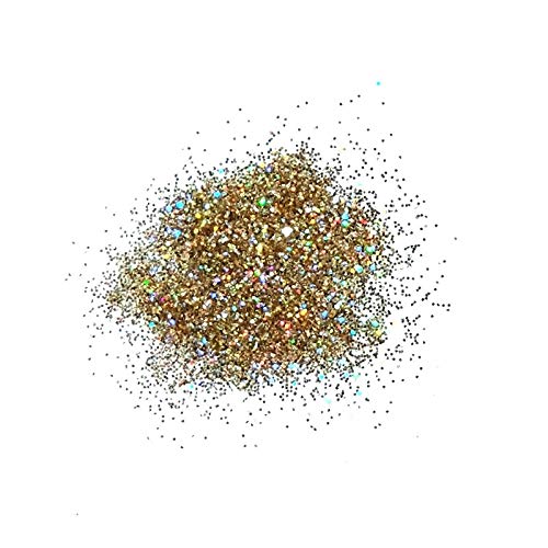 Mode Angel Dust Roll On Glitter THE HIGH Life Holographic Gold Sparkling High Performance 3D Loose Glitters for Face and Body, Spill Proof Bottle Beauty & Personal Care Mode Cosmetics