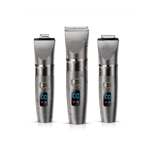 ZUIAI Professional Hair Clipper Waterproof Hair Clipper Men's Beauty Set Ceramic Blade Male LED Display Hairdressing Machine Beauty and Personal Care ZUIAI