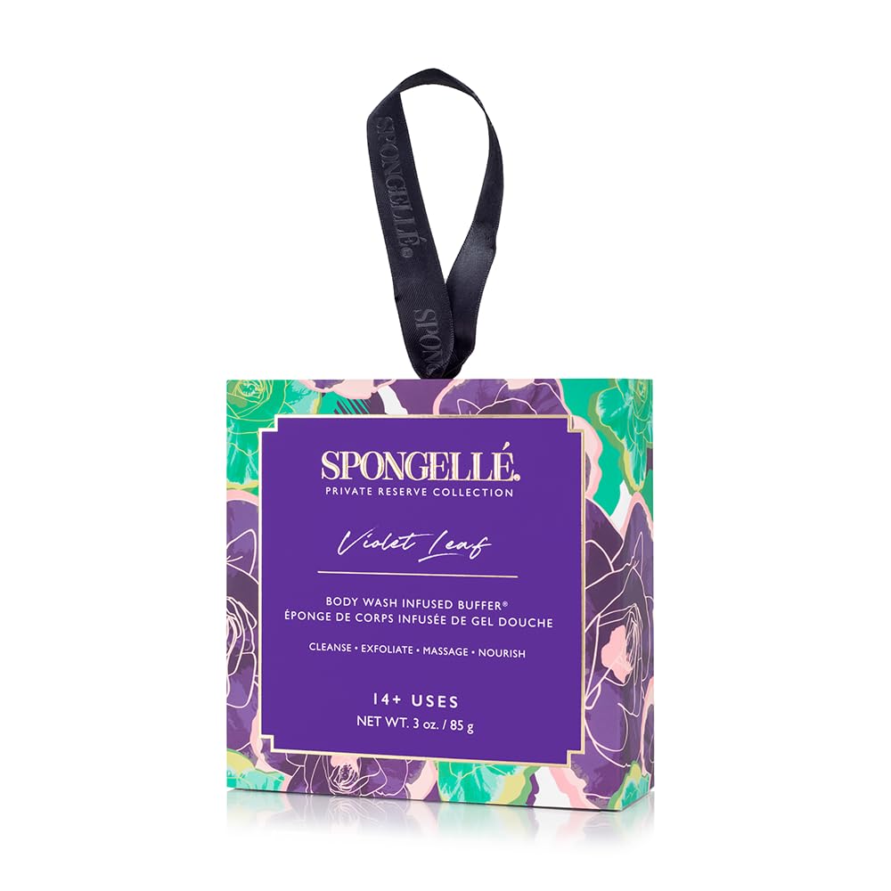 Spongelle' Violet Leaf - Body Wash Infused Buffer Beauty & Personal Care SPONGELLÉ