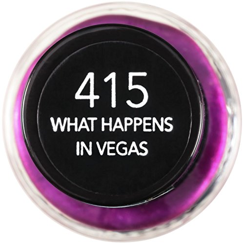 Revlon ColorStay Gel Envy Longwear Nail Polish, with Built-in Base Coat & Glossy Shine Finish, in Plum/Berry, 415 What Happens in Vegas, 0.4 oz Beauty & Personal Care REVLON