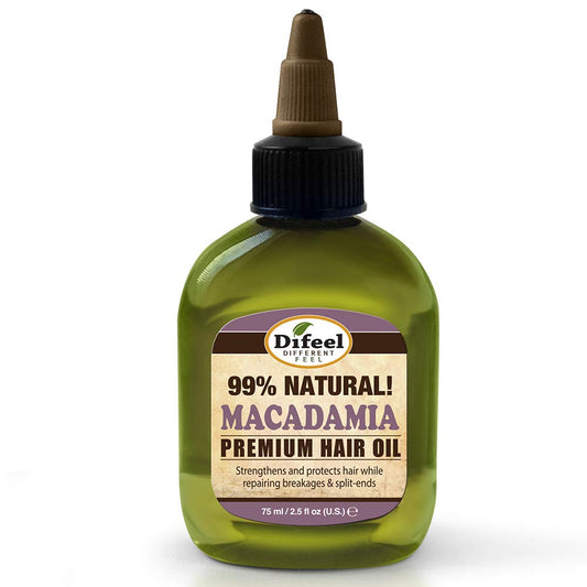 Difeel Premium Mega Care Natural Hair Oil - Macadamia Oil 2.5 ounce Beauty & Personal Care Difeel