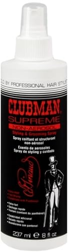 Clubman Supreme Non-Aerosol Styling & Grooming Spray 8 oz (Pack of 5) Beauty & Personal Care Clubman