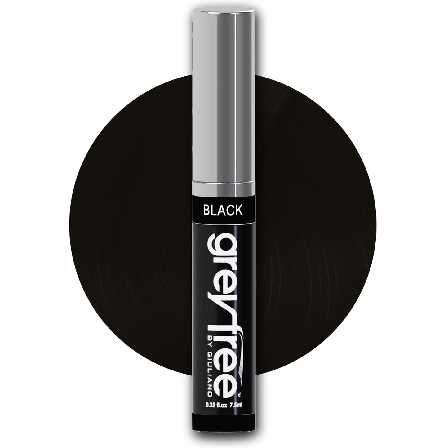 Greyfree Hair Mascara Root Touch-Up for Gray Hair | Precision Hairline Concealer for Brows & Beard (BLACK) Beauty & Personal Care Greyfree