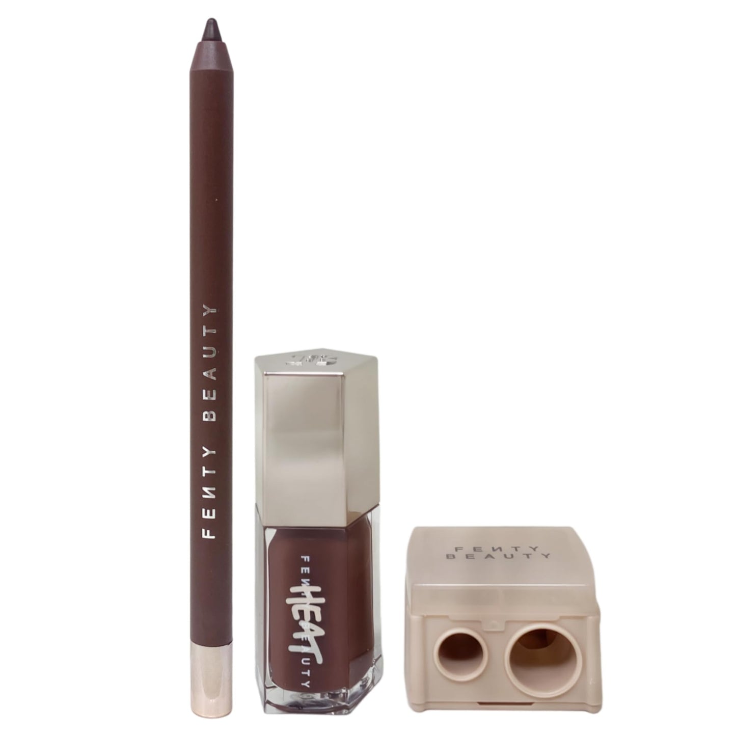 FENTY BEAUTY Limited Edition Brown'D Pout Lip Liner + Mini Lip Luminizer Duo - 08 Brown'd Out / 08 Rose Amber Heat Beauty & Personal Care FENTY BEAUTY