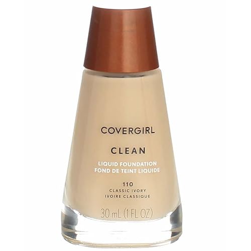 CoverGirl Clean Liquid Makeup, Classic Ivory [110], 1 oz (Pack of 3) Beauty & Personal Care COVERGIRL