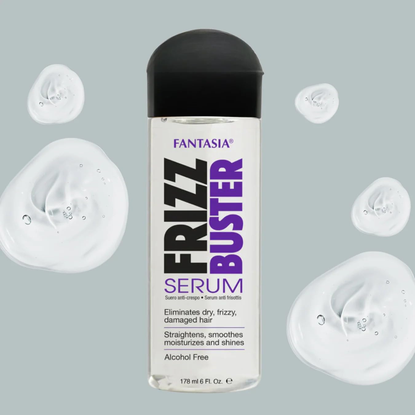 Fantasia Serum Frizz Buster 6 Ounce Bonus (177ml) (6 Pack) Beauty & Personal Care Fantasia