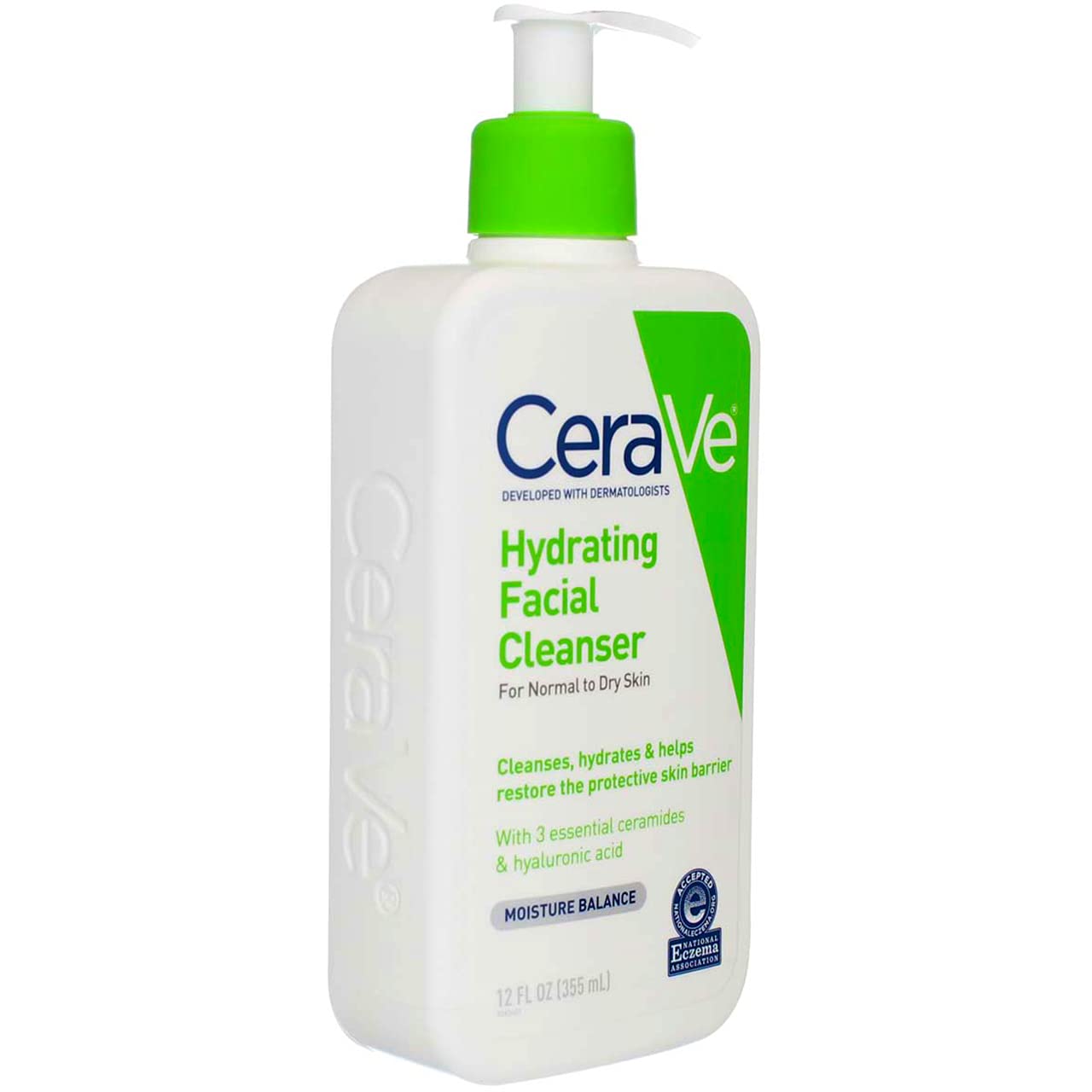 Cerave Facial Hydrating Cleanser 12 Ounce Pump (355ml) (6 Pack) Beauty & Personal Care CeraVe