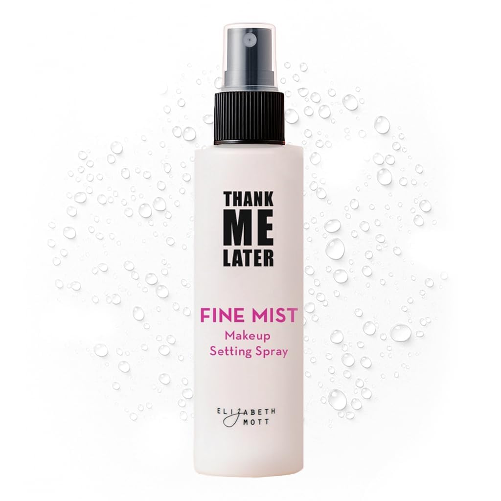 Elizabeth Mott Thank Me Later 3-in-1 Dewy Makeup Setting Spray - Hydrating & Long-Lasting Fine Mist with Niacinamide for Radiant, Glowy Skin Beauty & Personal Care Elizabeth Mott