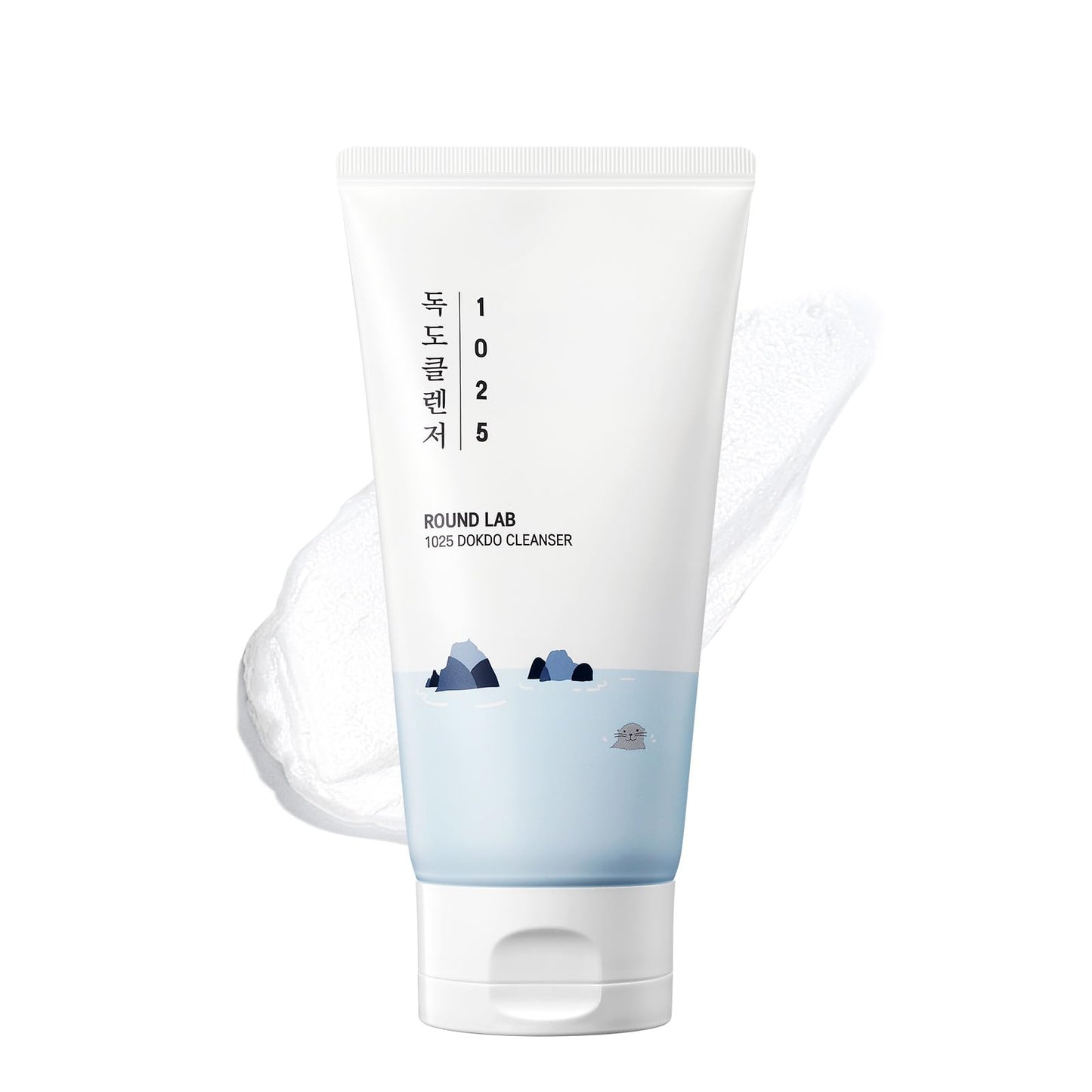 ROUND LAB 1025 Dokdo Cleanser 5.07 Fl Oz, Low pH Facial Cleanser for Sensitive Skin, Rich Soft Bubbles for Deep Cleansing and Makeup Removal Beauty & Personal Care ROUND LAB