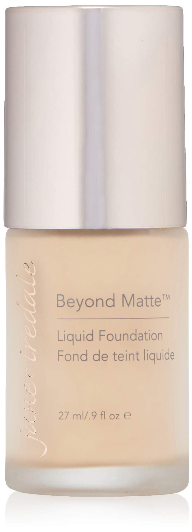 Jane Iredale Beyond Matte 3-in-1 Liquid Foundation, Long-wear, Buildable Coverage, Vegan, Clean, Cruelty Free, Semi Matte Finish, M1