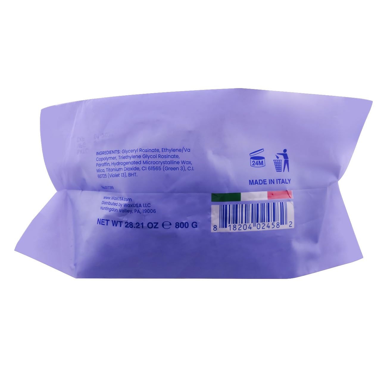 Waxness WaxUSA Blue Bonbon High Volume Hard Wax Beads Bulk 1.76 lb - Pack of 12 (21.12 lb) - Demi Creamy - Made in Italy Beauty and Personal Care WAXUSA