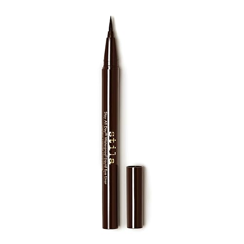 Stila Stay All Day Waterproof Liquid Eye Liner, Dark Brown, 1 Count (Pack of 1) Beauty & Personal Care stila