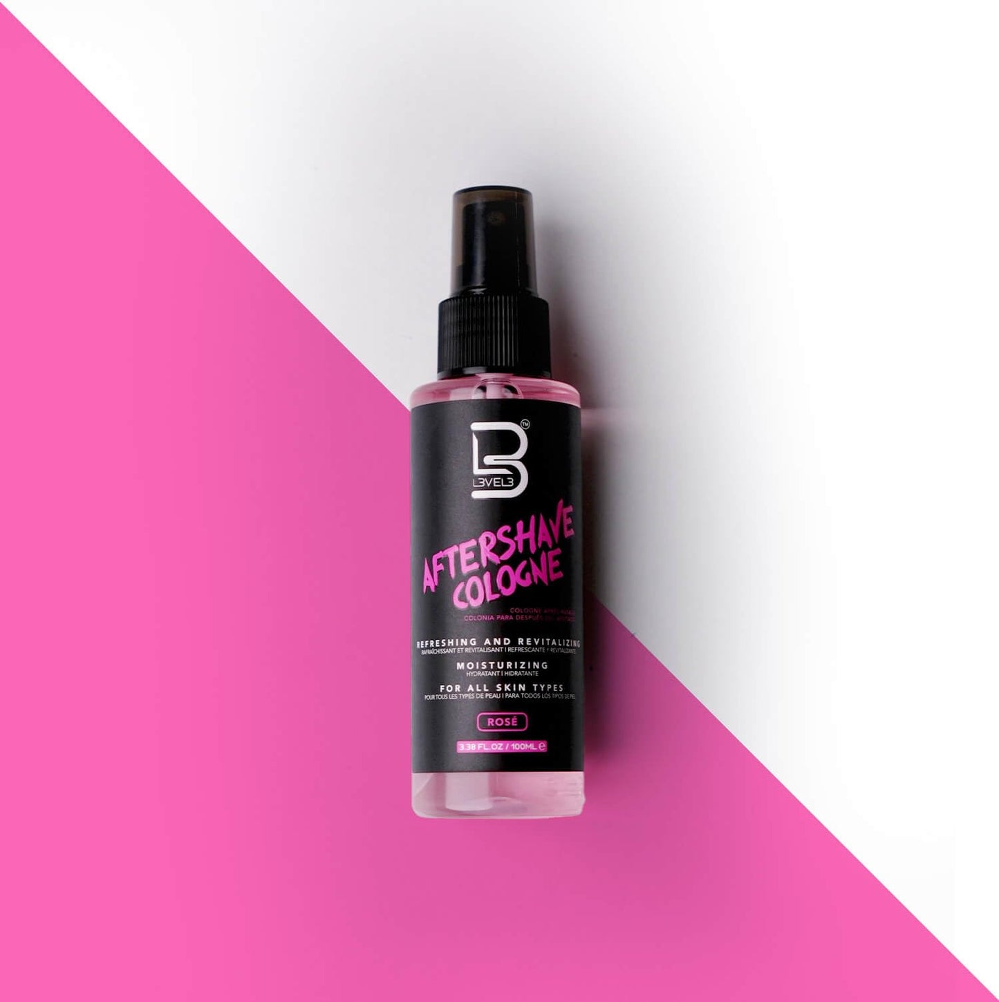 L3 Level 3 After Shave Spray Cologne - Softens Skin - Refreshes and Relieves Face and Skin - Moisturizing Formula Level Three After Shaving (Rose Beauty and Personal Care L3