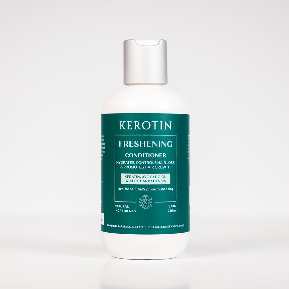 Kerotin Hair Growth Shampoo and Conditioner Set, Products for Scalp Care, Hair Loss & Thinning Hair with Rosemary Oil, Biotin & Keratin, Curly Girl Beauty & Personal Care K Kerotin