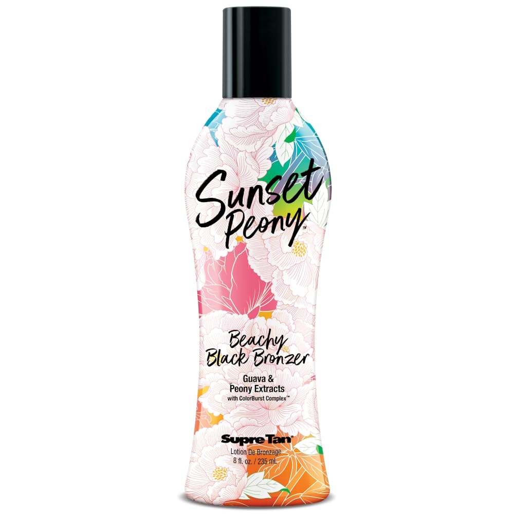 Sunset Peony DHA Bronzers Black Walnut, Henna & Caramel Provide Instant Color 8oz