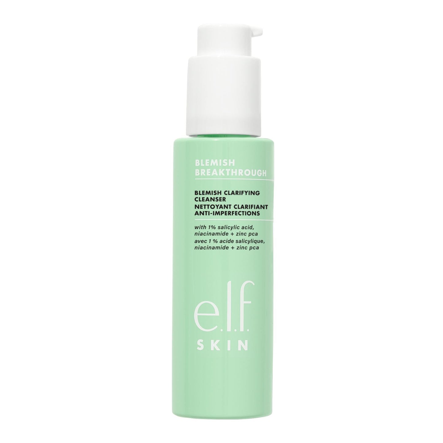 e.l.f. SKIN Blemish Breakthrough Clarifying Cleanser, Gel Cleanser For Removing Makeup, Controlling Oil & Clarifying Pores, 1% Salicylic Acid Beauty & Personal Care e.l.f.