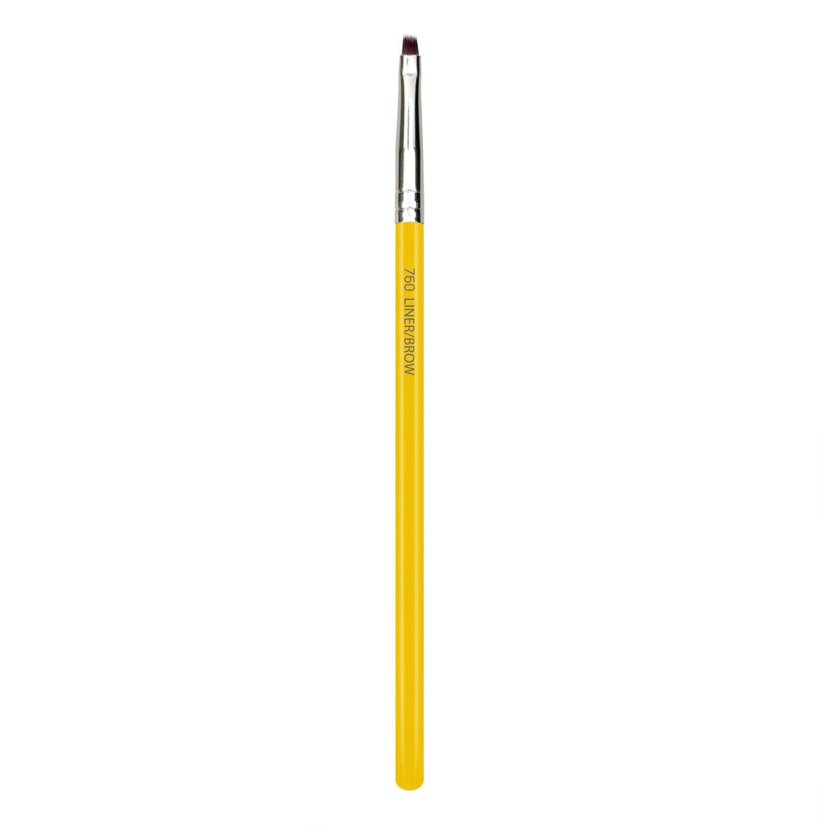 Bdellium Tools Professional Makeup Brush - Studio Series 760 Liner/Brow - With Soft Synthetic Fibers, For Smudging out Eyeliner (Yellow, 1pc)