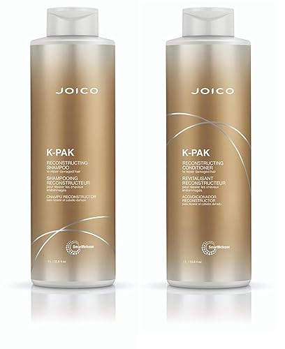 Joico K-PAK Daily Shampoo & Conditioner Set to Repair Damage, 33.8-Ounce Beauty & Personal Care Joico