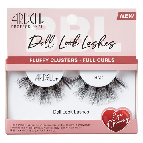 Ardell Doll Look Lashes, Brat Style - Fluffy Doll Eyelashes with Full Curls, Eye-Opening Doll Eye Lashes Strip, 1 Pack Beauty & Personal Care Ardell