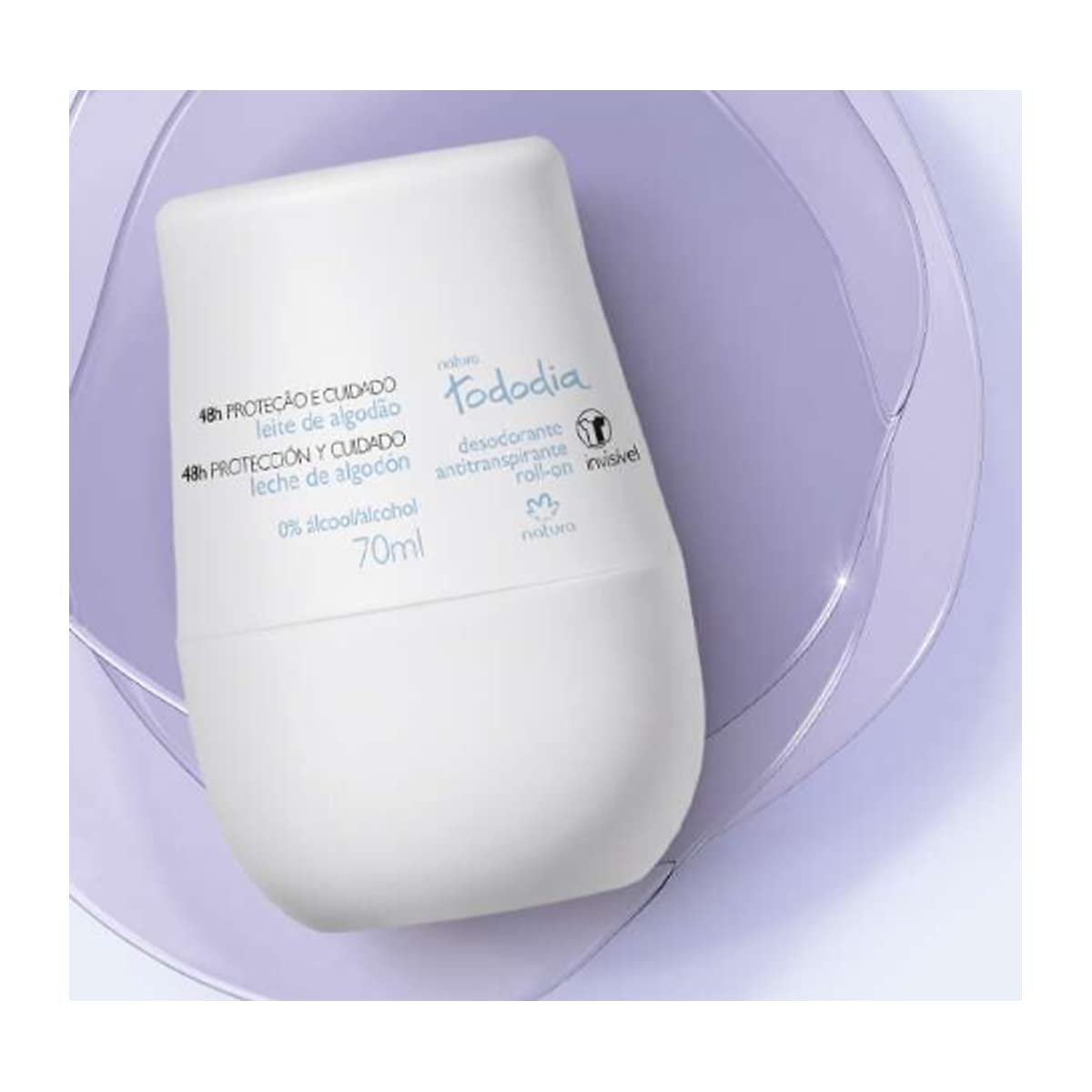 Natura - Linha Todo Dia (Leite de Algodao) - Desodorante Antitranspirante Feminino Roll-On 70 Ml - (Natura - Every Day (Cotton Milk) Collection Beauty and Personal Care natura