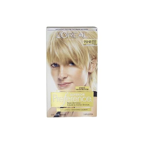 Pref Haircol 9.5nb Size 1ct L'Oreal Preference Hair Color Lightest Natural Blonde #9.5nb Beauty & Personal Care L'Oreal Paris