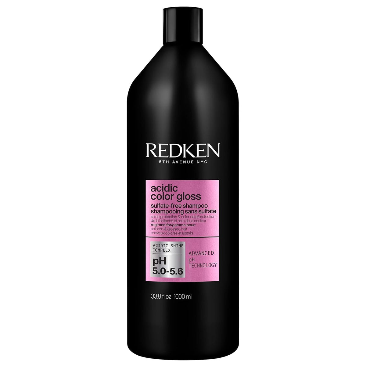 Redken Acidic Color Gloss Shampoo - For Color-Treated Hair, 33.8 Fl Oz