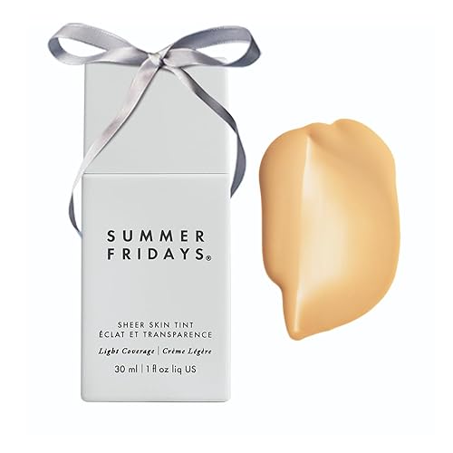 Summer Fridays Sheer Skin Tint - Skin Tint with Hyaluronic Acid - Helps Diminish Uneven Skin Tone - Sheer to Light Coverage - Shade 3 - Light Beauty & Personal Care Summer Fridays