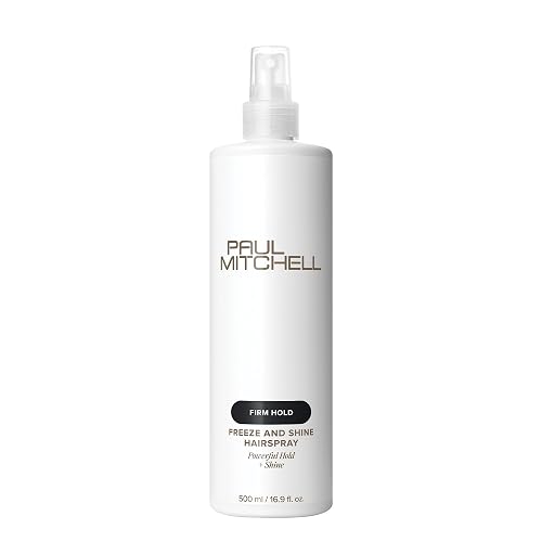 Paul Mitchell Freeze and Shine Hairspray, Powerful Hold + Shine, For Coarse Hair, 16.9 fl oz Beauty & Personal Care Paul Mitchell