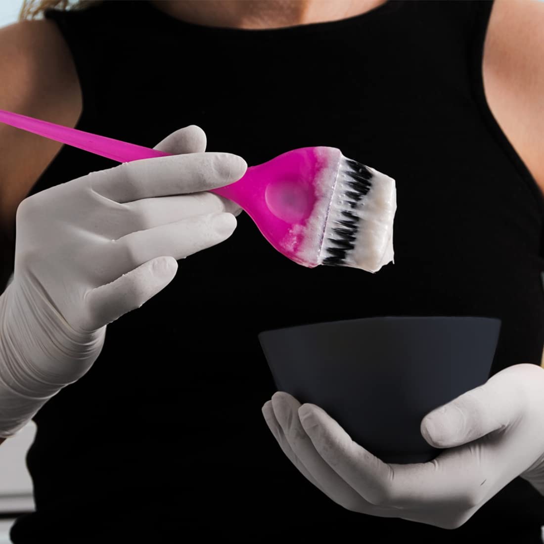 ForPro Professional Collection Silicone Mixing Bowl, Black, Flexible, Odorless, for Mixing Facials, Massage, Body & Other Products, 8 oz Beauty & Personal Care ForPro Professional Collection