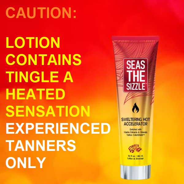 Fiesta Sun Seas The Sizzle Sweltering Hot Accelerator Tingle (280ml), Orange Beauty & Personal Care Fiesta Sun