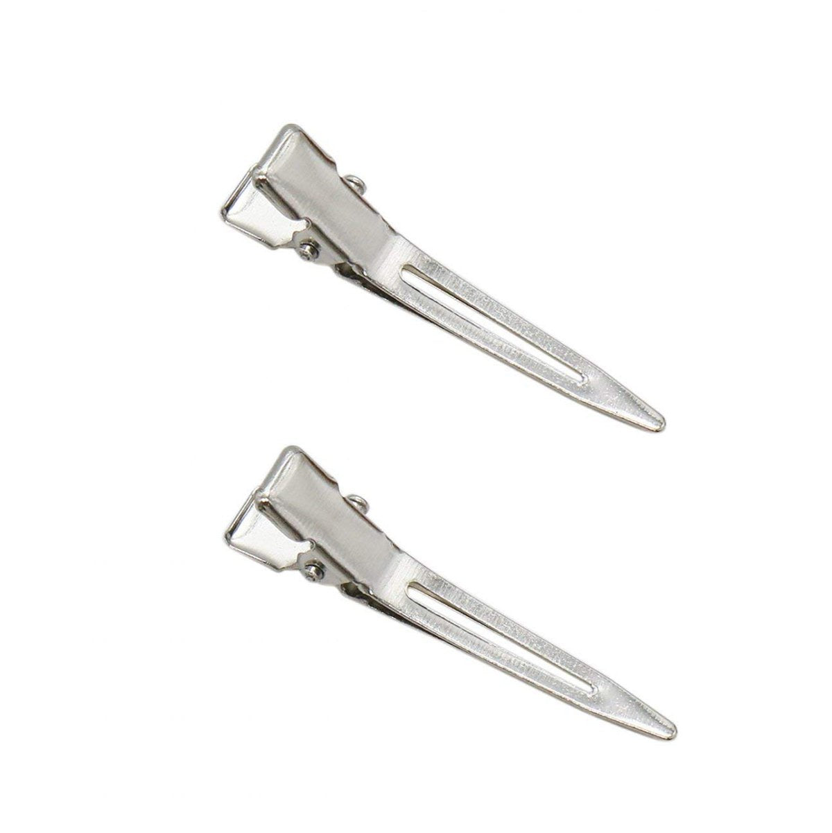 50 PCS Hairdressing Single Prong Pin Curl Clips 1.78 Inch Metal Alligator Hair Clips for Hair Extensions, Hair Salon, Barber, Stylist Beauty & Personal Care lasenersm