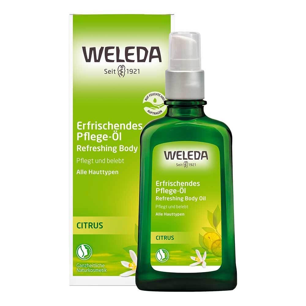 Weleda Refreshing Citrus Body Oil, 3.4 Fluid Ounce, Plant Rich Body Oil with Lemon Peel and Sweet Almond Oils Beauty & Personal Care Weleda