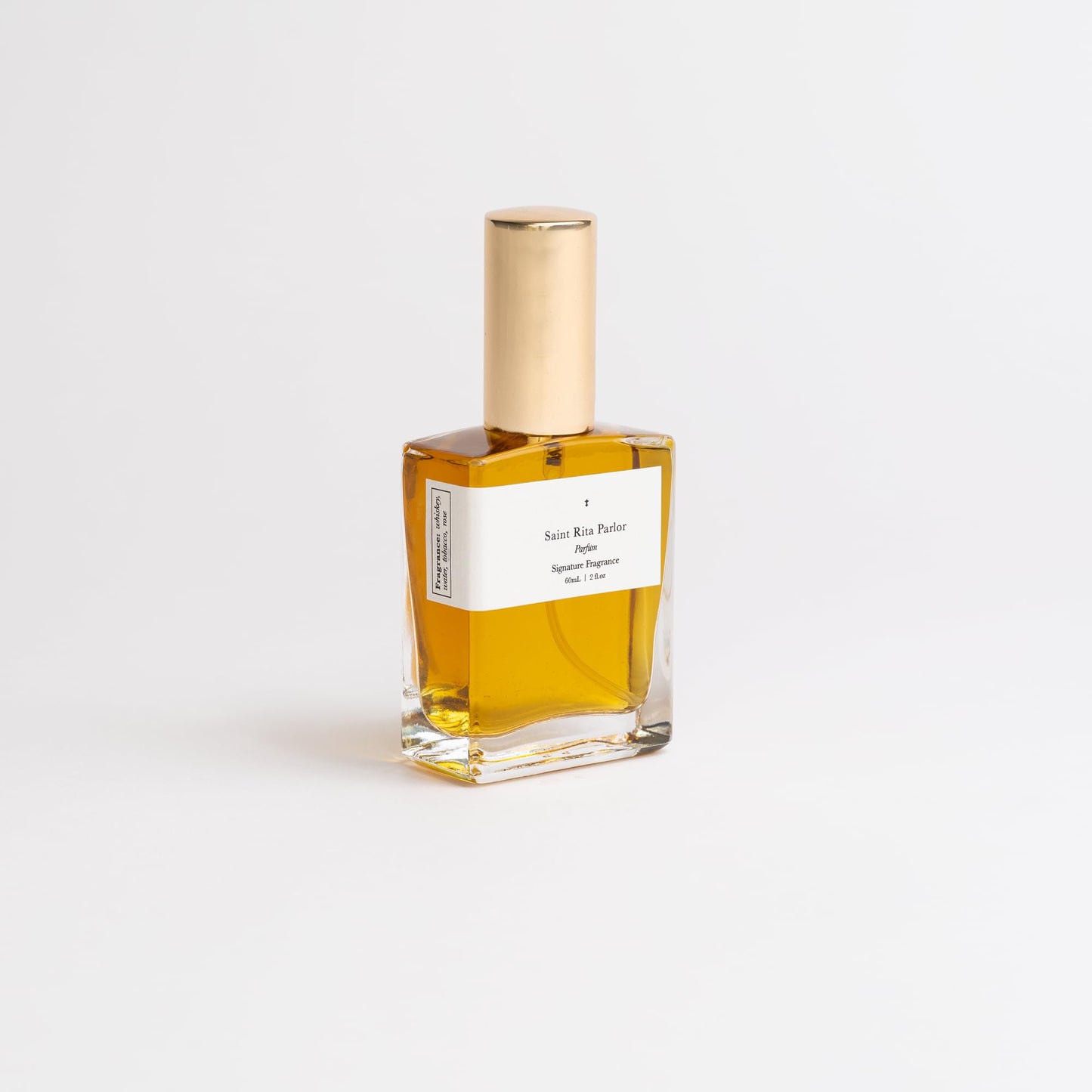 Saint Rita Parlor Signature Parfum - Luxury Unisex Fragrance, Organic Ingredients, Notes of Rose, Whiskey & Tobacco, Handcrafted in California - 60mL Beauty & Personal Care Saint Rita Parlor