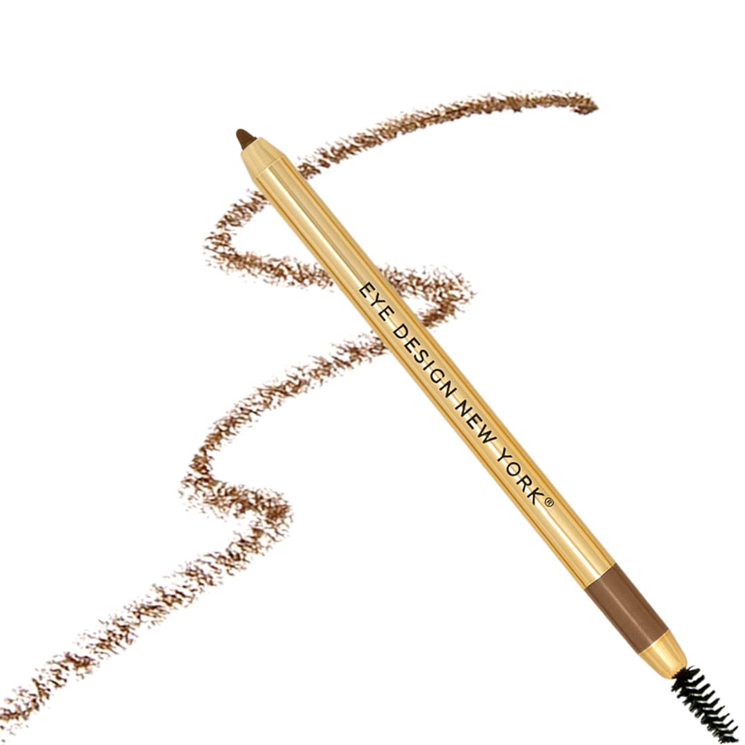 Eye Design Makeup Eyebrow Pencil - Premium Eyebrow Definer Pencil - Eyebrow Spoolie Brush for Flawless Brows - Fills Sparse Areas & Gaps - Eye Pencil… Beauty & Personal Care Eye Design New York