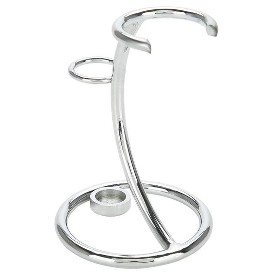 Shaving Brush Stand Shaving Brush Holder Shaving Heavy Chrome Shaving Stand Refined Curved and Shaving Brush Manual Stand Holder Beauty and Personal Care YUYTE