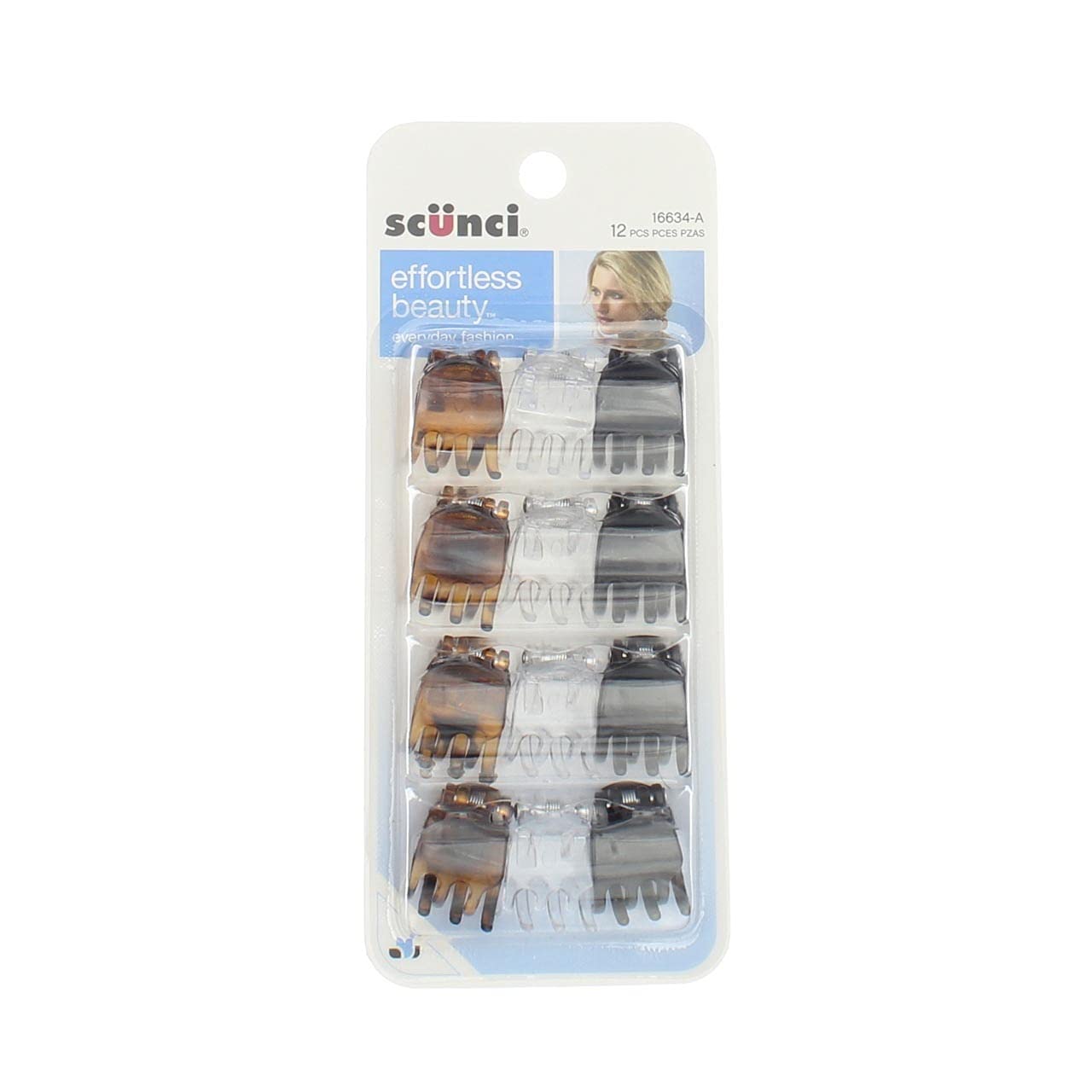 Scnc Jaw Clips Chky Size 12pc Scnc Jaw Clips Chky 12pc Beauty & Personal Care BEVERLY JOHNSON