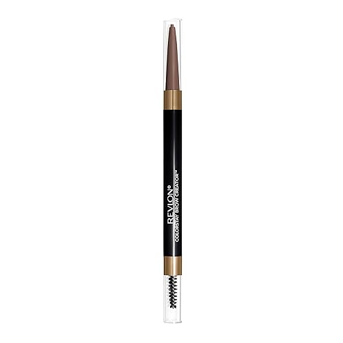 Revlon Eyebrow Pencil & Powder, ColorStay Brow Creator 2-in-1 Eye Makeup with Spoolie, Longwearing with Precision Tip, 635 Medium Brown, 0.23 Oz Beauty & Personal Care REVLON