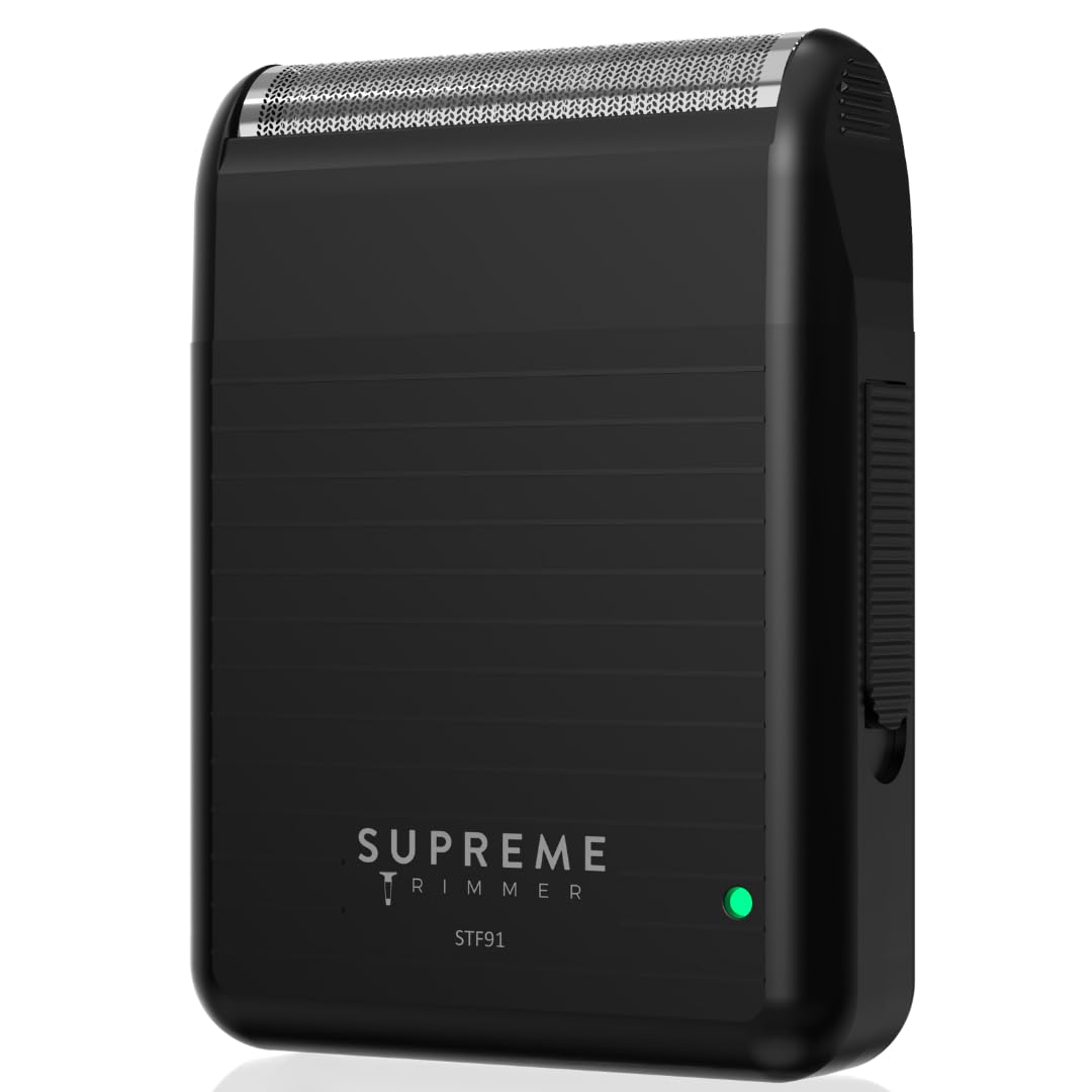 Supreme Trimmer Solo Lite Foil Shaver for Men - Rechargeable Electric Razor + 90 Min Runtime, Type-C USB Fast Charging - Lightweight Travel Shaver Beauty and Personal Care Supreme Trimmer