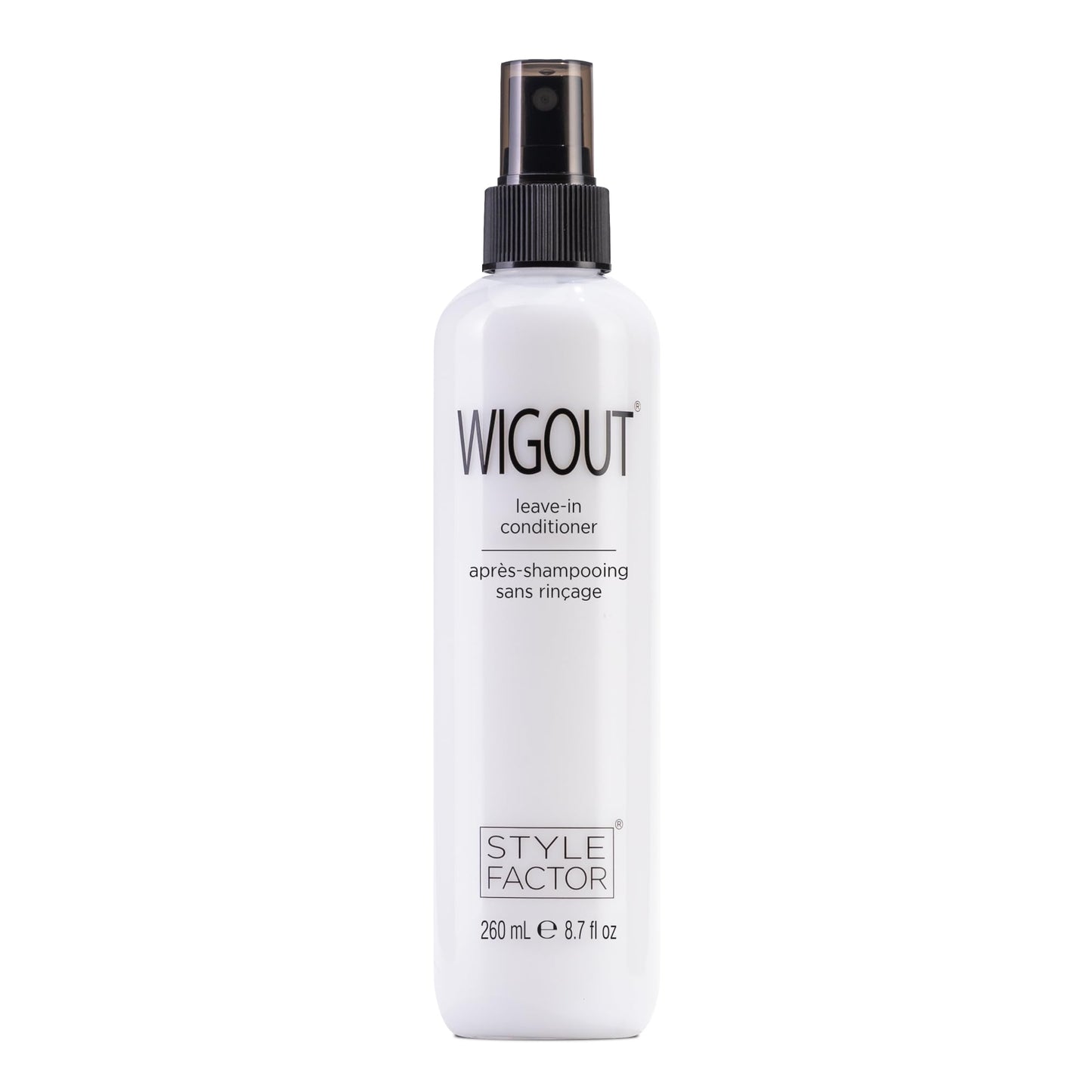Style Factor WIGOUT Leave-In Conditioner Spray - Lightweight Hydrating & Conditioning Mist Controls Frizz, Adds Shine & Softness For Dry Damaged Hair Beauty & Personal Care Style Factor